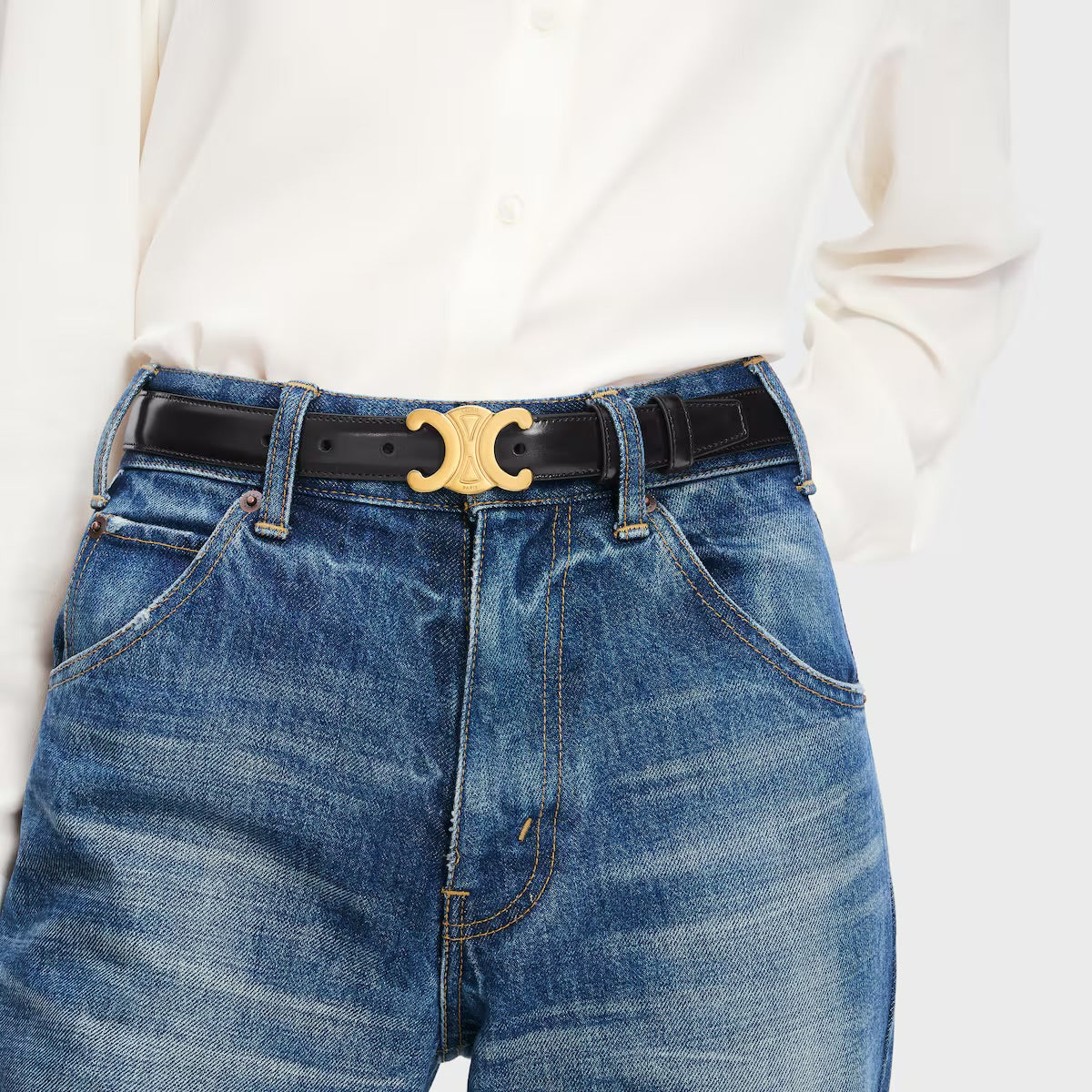 CEINTURE TRIOMPHE VEAU LISSE