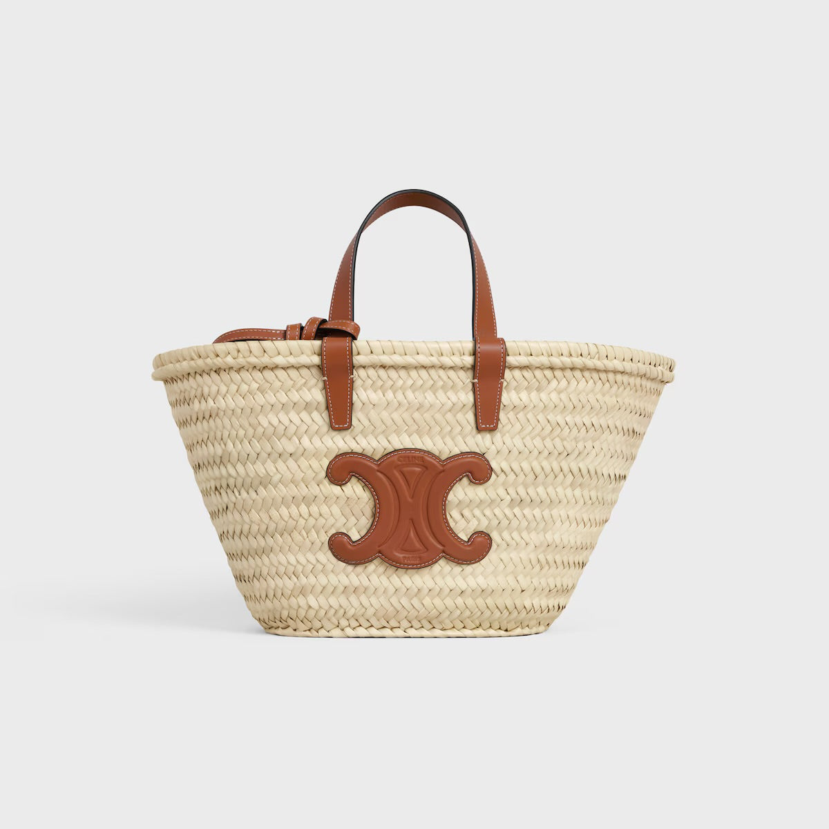 CELINE CLASSIC PANIER PETIT MODELE FEUILLES DE PALMIER ET VEAU